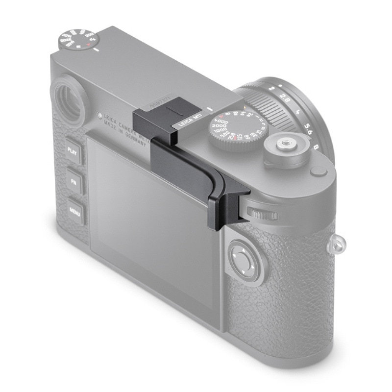 新品LEICA ライカm11用 ハンドグリップ M11用サムレスト ブラック LEICA(ライカ) (24030) 【お取寄品
