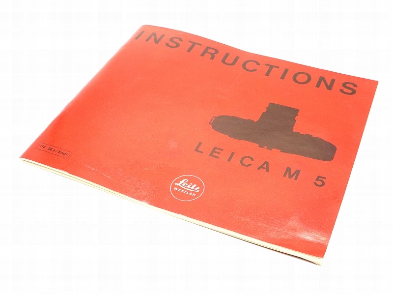 LEICA(�饤��)��M5(�Ѹ�)���谷������ (TO-0839)���ڥ쥿���ѥå��饤��ȯ������/����������ô��
