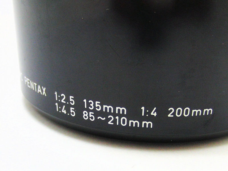 PENTAX(�ڥ󥿥å���)���ץ饹���å�����󥺥ա��ɡ�SMC PENTAX 1:2.5 135mm 1:4 200mm 1:4.5 85��210mm(�ե��륿����58mm)�ѡ�(0NAC-2992)
