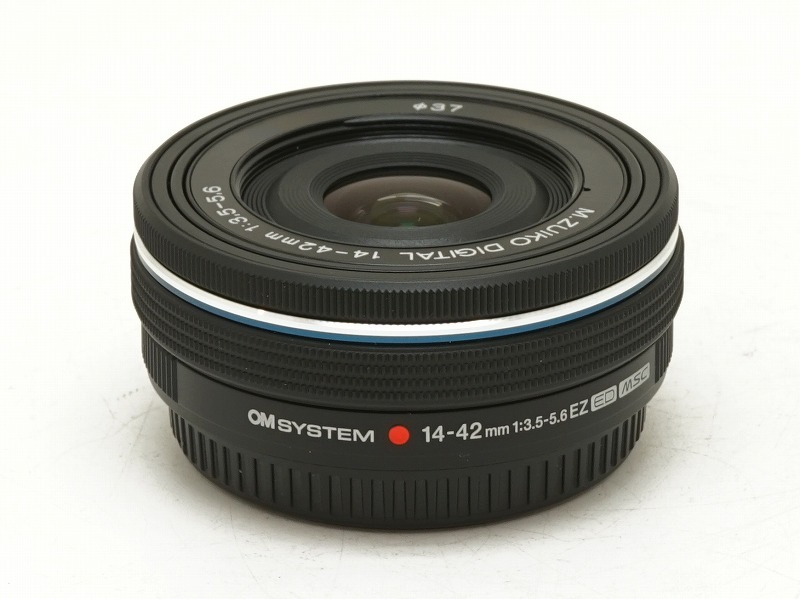 OLYMPUS(�����ѥ�)��M.ZUIKO DIGITAL ED 14-42mm F3.5-5.6 EZ �֥�å���(NJ-7524)
