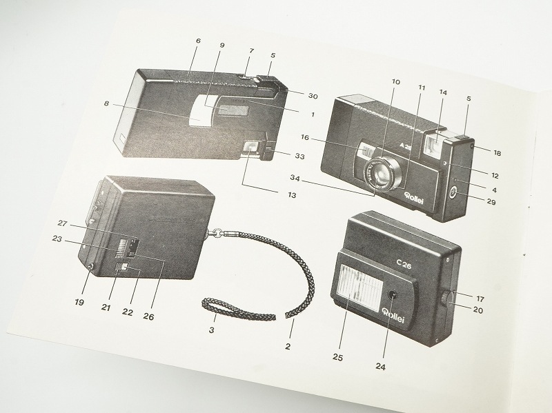 Rollei(�����饤)��A26/C26  �谷������ (���ܸ�) (TO-0751)�ڥ쥿���ѥå��饤��ȯ������/����������ô��
