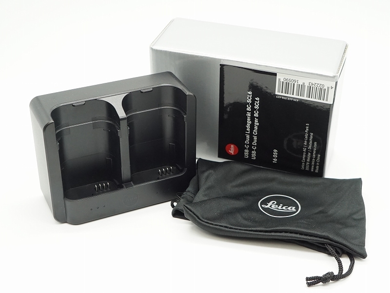 leicデュアルバッテリーチャージャーBC-SCL6 &バッテリーBP-SCL6 デュアルバッテリーチャージャー BC-SCL6 (USB-Cケーブル別売