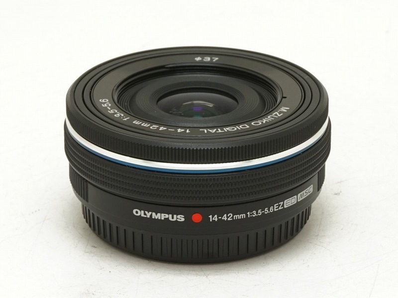 OLYMPUS(�����ѥ�)��M.ZUIKO DIGITAL ED 14-42mm F3.5-5.6 EZ �֥�å���(NJ-7689)