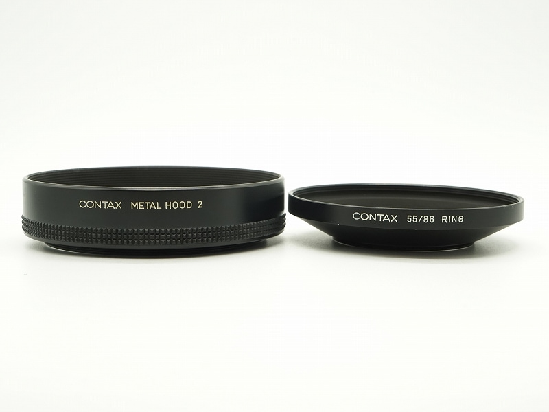 CONTAX(���󥿥å���) METAL HOOD 2 + 55/86 RING ���å� (0NAC-4143)