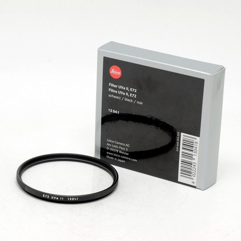 �ե��륿����E72��UVaII �֥�å���LEICA(�饤��)��(13041)