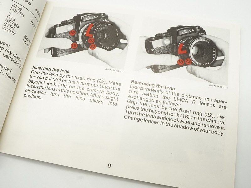 LEICA(�饤��)�� R4���谷������(�Ѹ�)��(TO-0757)�ڥ쥿���ѥå��饤��ȯ������/����������ô��