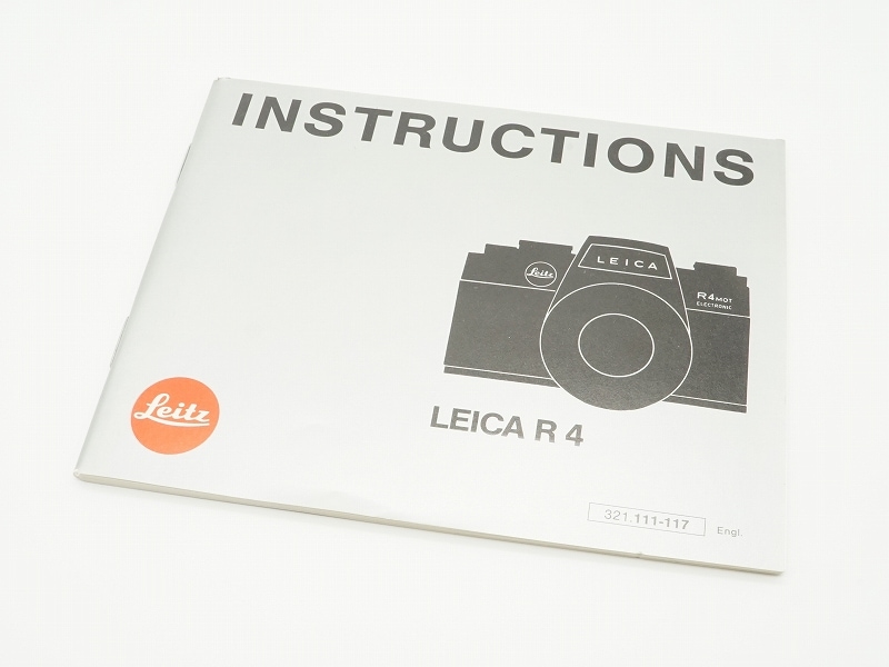LEICA(�饤��)�� R4���谷������(�Ѹ�)��(TO-0757)�ڥ쥿���ѥå��饤��ȯ������/����������ô��