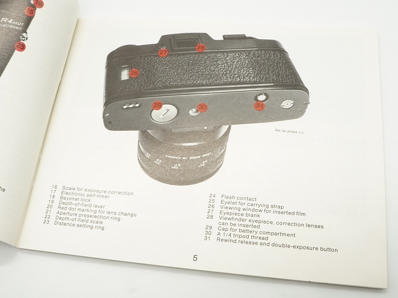 LEICA(�饤��)�� R4���谷������(�Ѹ�)��(TO-0757)�ڥ쥿���ѥå��饤��ȯ������/����������ô��