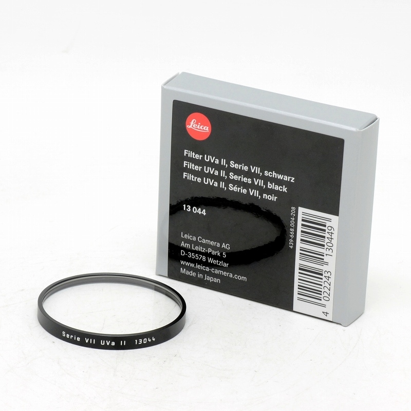 フィルター UVaII シリーズ7 ブラック LEICA（ライカ) (13044