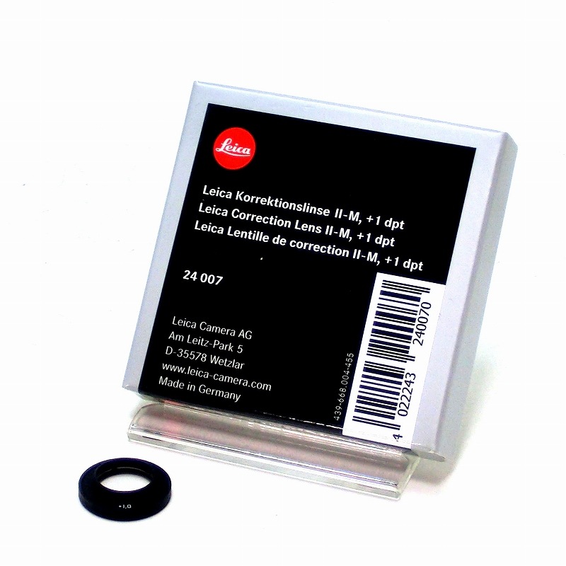 視度補正レンズ MII +1.0 dpt LEICA(ライカ) (24007) | 【新品】LEICA 