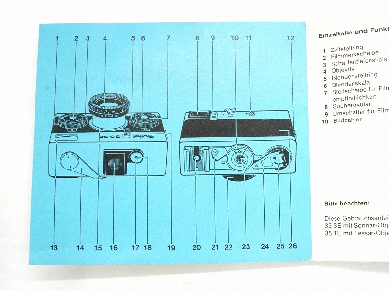 Rollei(�����饤)��Rollei35SE��35TE �谷������ (�ɥ��ĸ�/�Ѹ�/�ե�󥹸�/�����ꥢ��/���ڥ����/��������) (TO-0793)�ڥ쥿���ѥå��饤��ȯ������/����������ô��