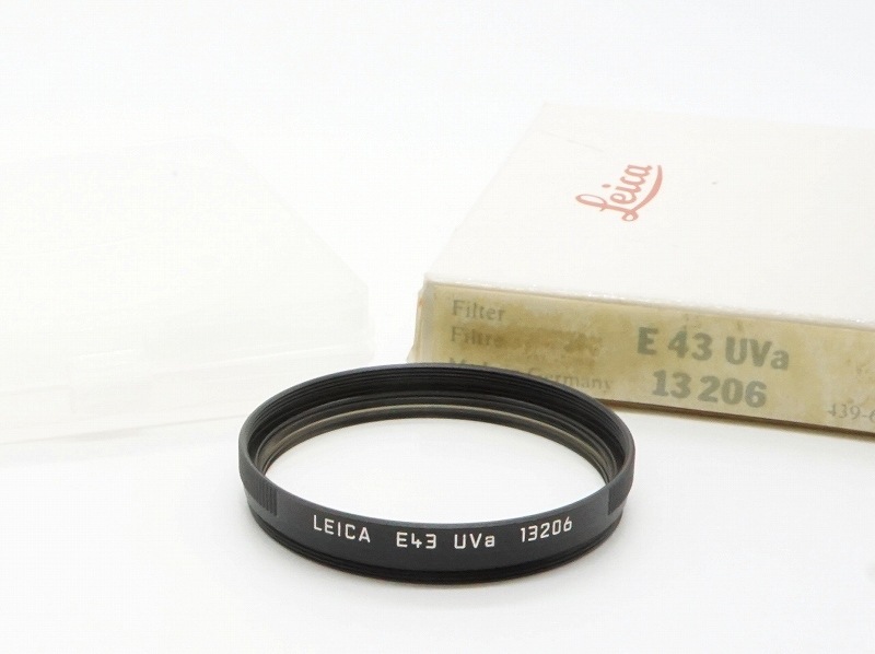 LEICA - ライカ　E43　UVa　フィルター　(段付き)　ブラック　13206 ライカ E43 UVa フィルター (段付き) ブラック 13206