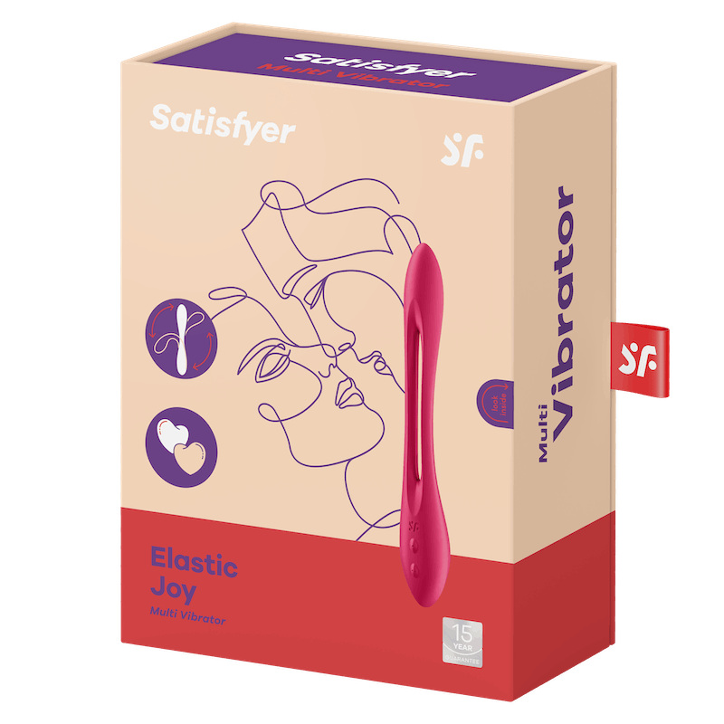 Satisfyer Elastic Joy Red/���ƥ����ե����䡼 ���饹�ƥ��å����祤 ��å�