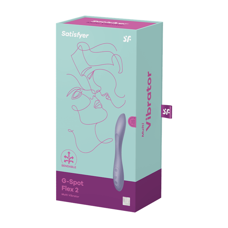 Satisfyer G-Spot Flex2 Violet/���ƥ����ե����䡼 G���ݥå� �ե�å���2 �Х�����åȡ����߸˸¤�