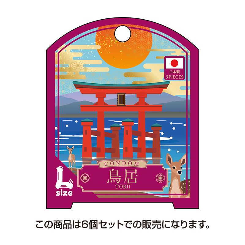 Nippon��CONDOM�ʥ˥åݥ�Υ���ɡ����Ļ�� L��������6�ĥ��å�