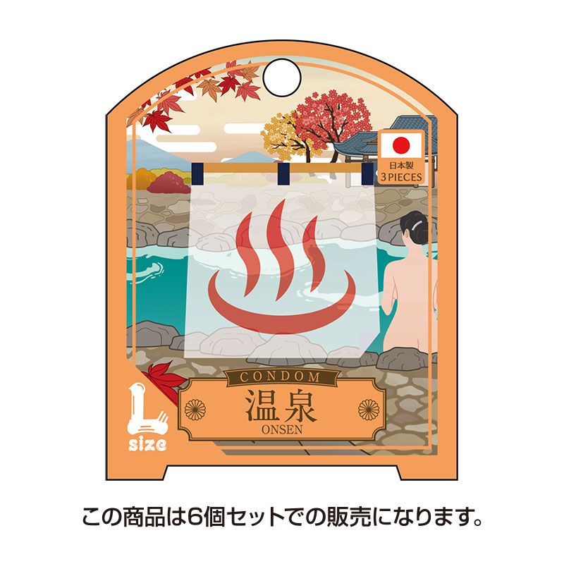 Nippon��CONDOM�ʥ˥åݥ�Υ���ɡ���˲��� L��������6�ĥ��å�