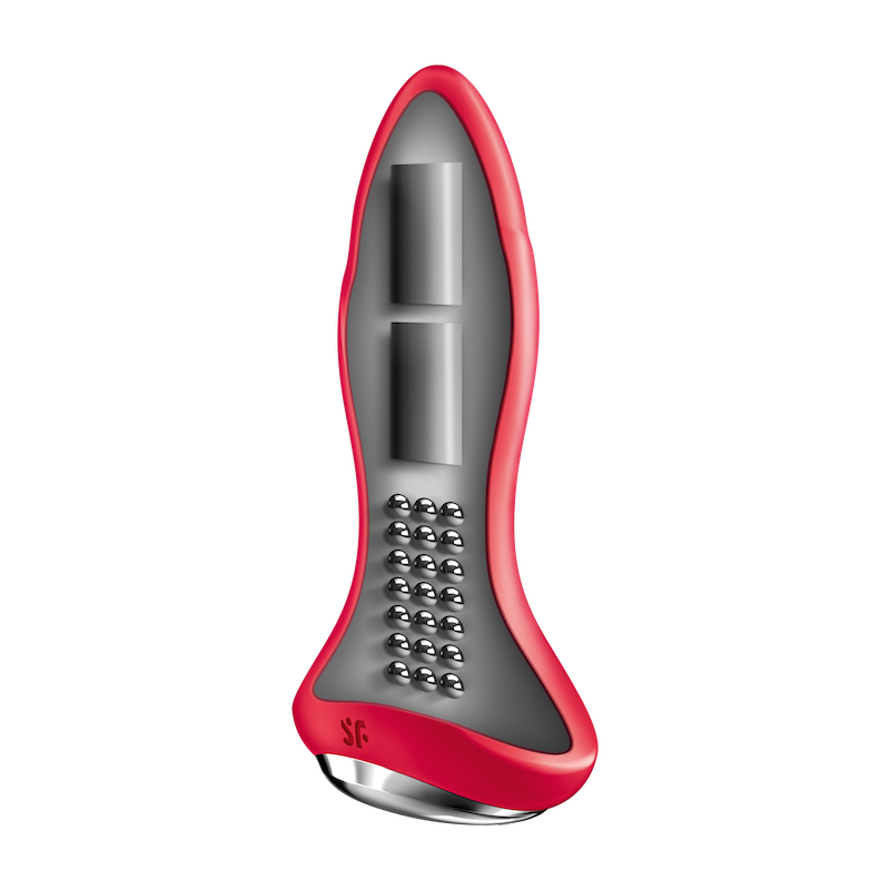 Satisfyer Rotator Plug1+Red/���ƥ����ե����䡼 �����ơ������ץ饰1+��åɡ����߸˸¤�
