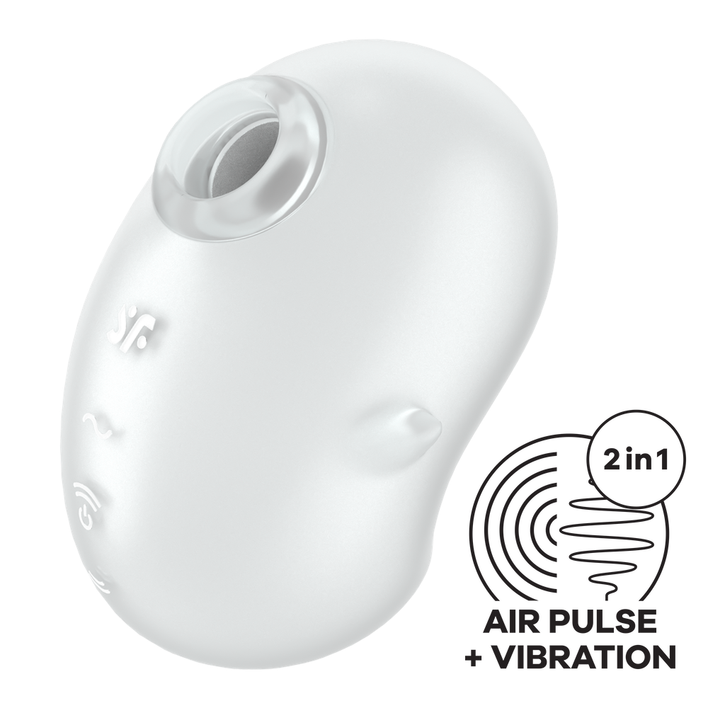 ���ƥ����ե����䡼 ���塼�ƥ����������� �ۥ磻�� ��Satisfyer Cutie  Ghost White
