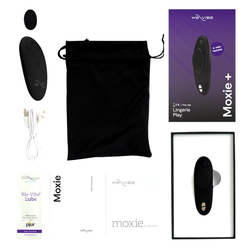 We-Vibe Moxie+ Black/�������Х��� �⥯����+ �֥�å�
