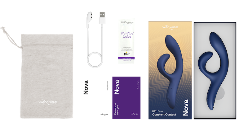 We-Vibe Nova 2 Midnight Blue/�������Х��� �Υ�2 �ߥåɥʥ��ȥ֥롼�����߸˸¤�