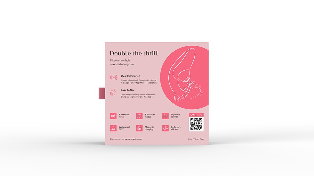 Womanizer Blend Vibrant Rose/ �����ޥʥ������֥��� �������֥��ȥ�����