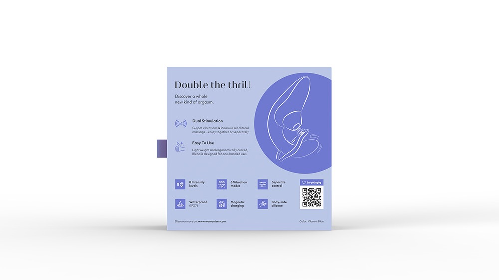 Womanizer Blend Vibrant Blue/ �����ޥʥ������֥��� �������֥��ȥ֥롼