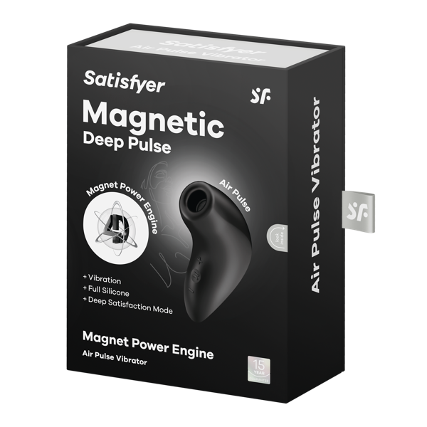 ���ƥ����ե����䡼 �ޥ��ͥƥ��å��ǥ����ץѥ륹 �֥�å� / Satisfyer Magnetic Deep Pulse Black�����߸˸¤�