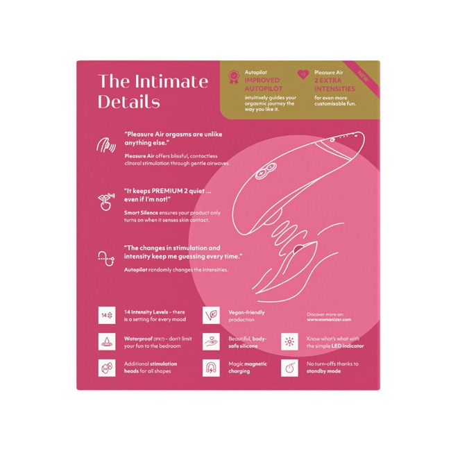 Womanizer Premium2  Raspberry/ �����ޥʥ����� �ץ�ߥ���2 �饺�٥꡼