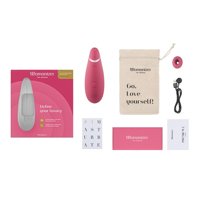 Womanizer Premium2  Raspberry/ �����ޥʥ����� �ץ�ߥ���2 �饺�٥꡼