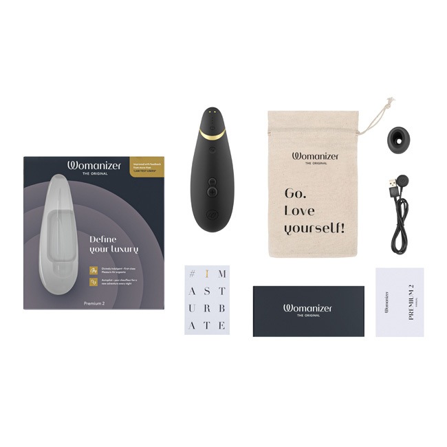 Womanizer Premium2 Black/ �����ޥʥ����� �ץ�ߥ���2 �֥�å�