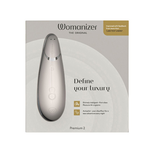 Womanizer Premium2 Gray/ �����ޥʥ����� �ץ�ߥ���2 ���졼
