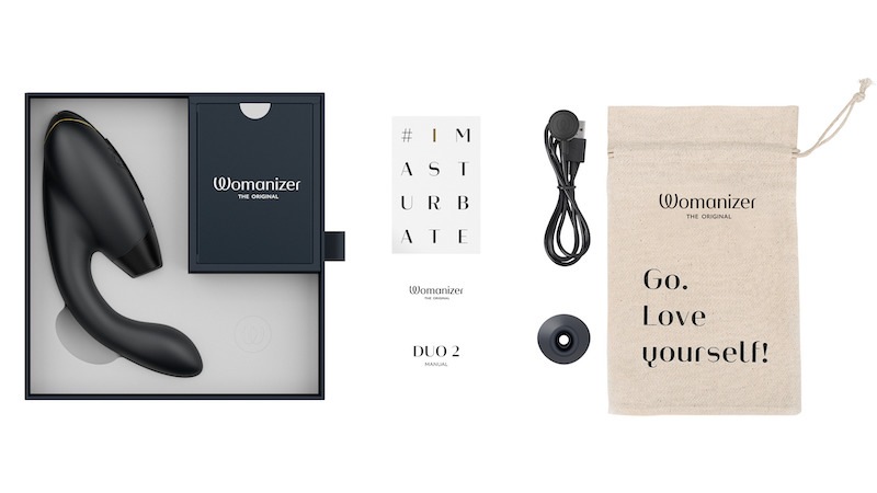 Womanizer DUO2 Black/�����ޥʥ����� �ǥ奪2 �֥�å�