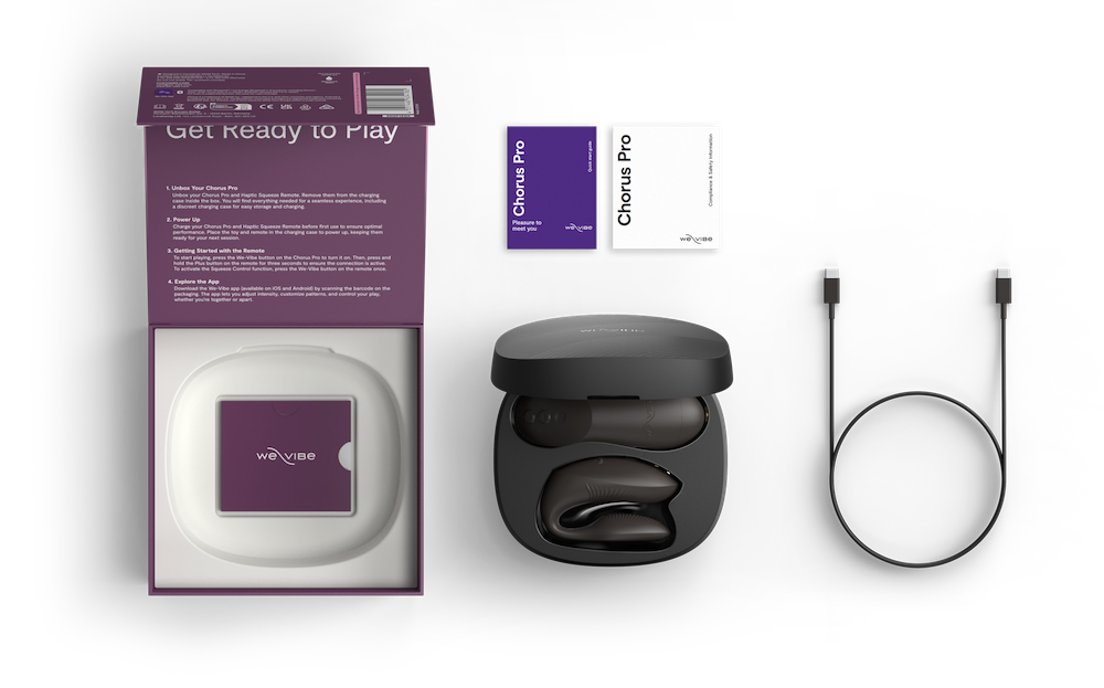 We-Vibe Chorus Pro Satin Black/�������Х��� �����饹 ���ƥ�֥�å�