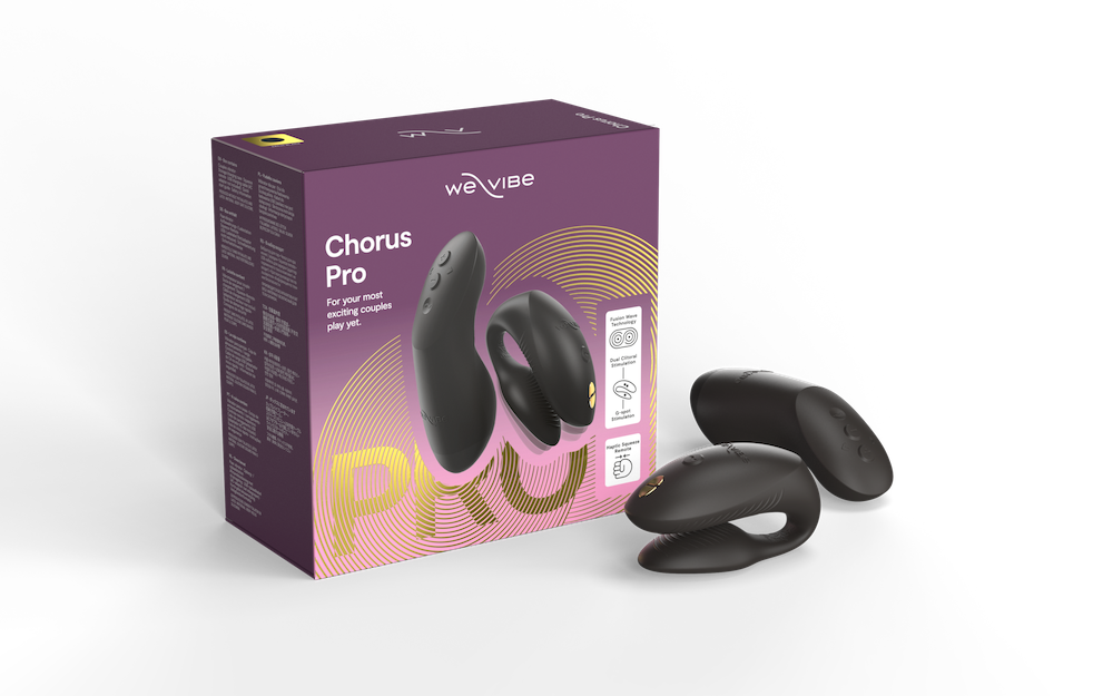 We-Vibe Chorus Pro Satin Black/�������Х��� �����饹 ���ƥ�֥�å�