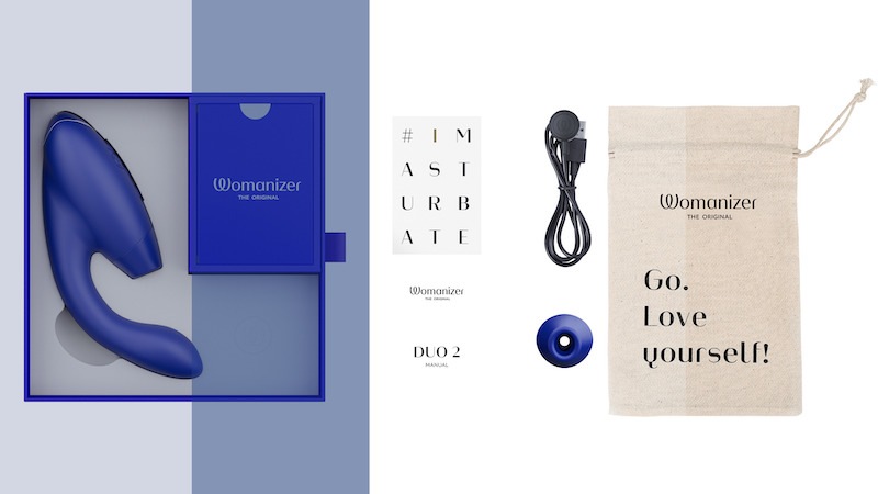 Womanizer DUO2 Blueberry/�����ޥʥ����� �ǥ奪2 �֥롼�٥꡼