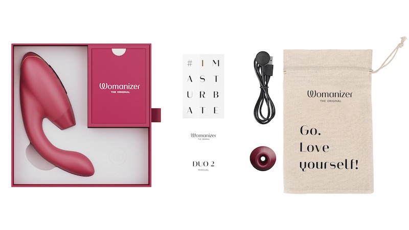 Womanizer DUO2 Bordeaux/�����ޥʥ����� �ǥ奪2 �ܥ�ɡ�