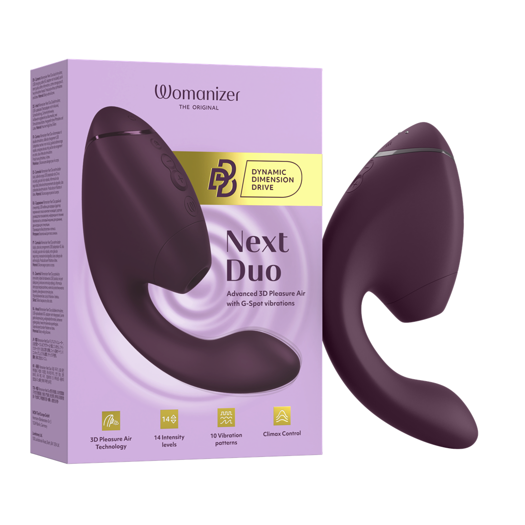 Womanizer Next Duo Dark Purple/�����ޥʥ����� �ͥ����ȥǥ奪 �������ѡ��ץ�