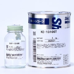 信越シリコーン KE-1222-A/B(各1kg入り/缶)新品2kgセット 信越シリコーン KE-1222（A/B） 2kgセット | 藤倉応用化工