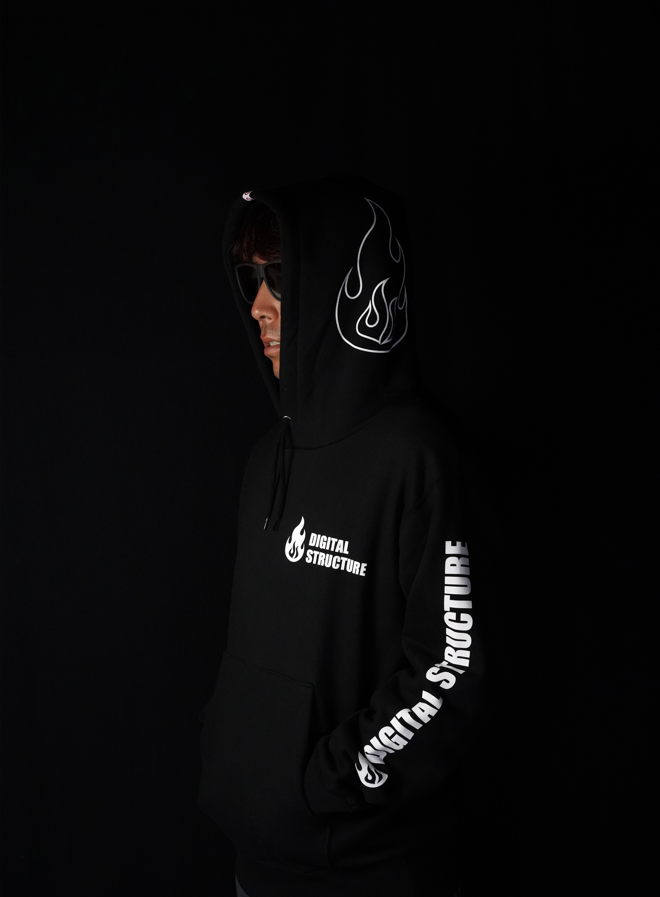 DGHD04DIGITAL STRUCTURE HOODIE