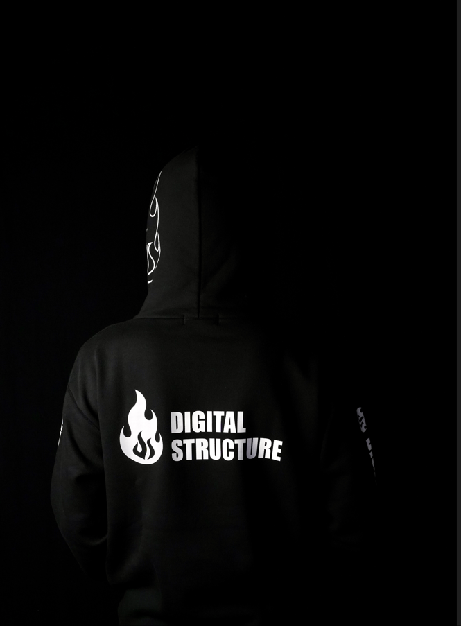 DGHD04DIGITAL STRUCTURE HOODIE