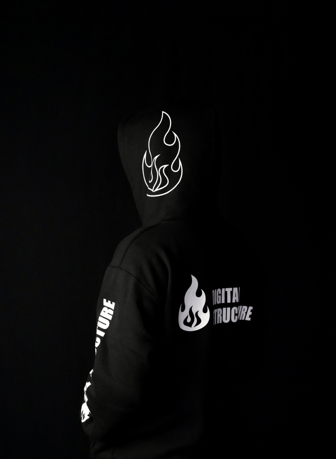 DGHD04DIGITAL STRUCTURE HOODIE