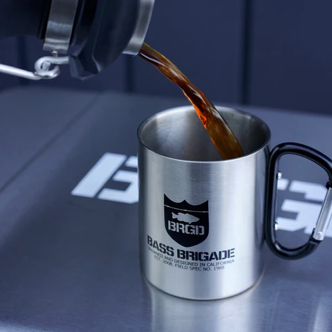 BASS BRIGADE STAINLESS MUG