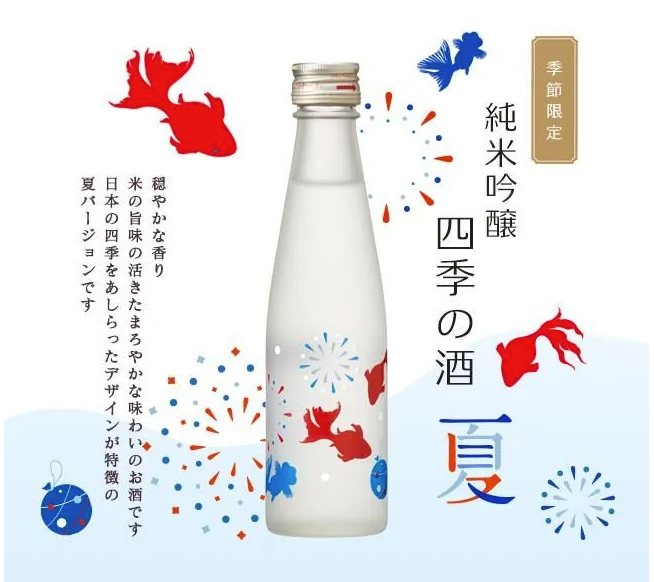 招徳 純米吟醸 四季の酒 夏 200ml | 京の地酒,その他サイズ | ちりめん