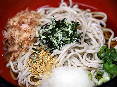 胡麻和え おろしそば | 京のうどん・蕎麦,冷たい麺類 | ちりめん山椒の
