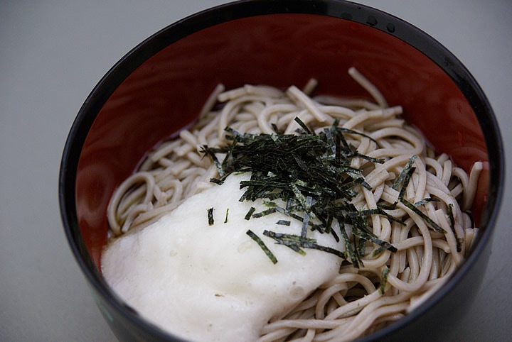 山かけそば | 京のうどん・蕎麦,冷たい麺類 | ちりめん山椒の京都祇園