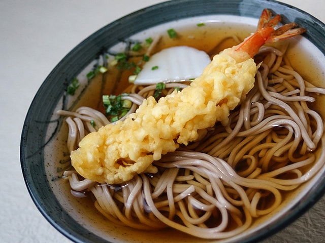 天ぷらそば | 京のうどん・蕎麦,温かい麺類 | ちりめん山椒の京都祇園