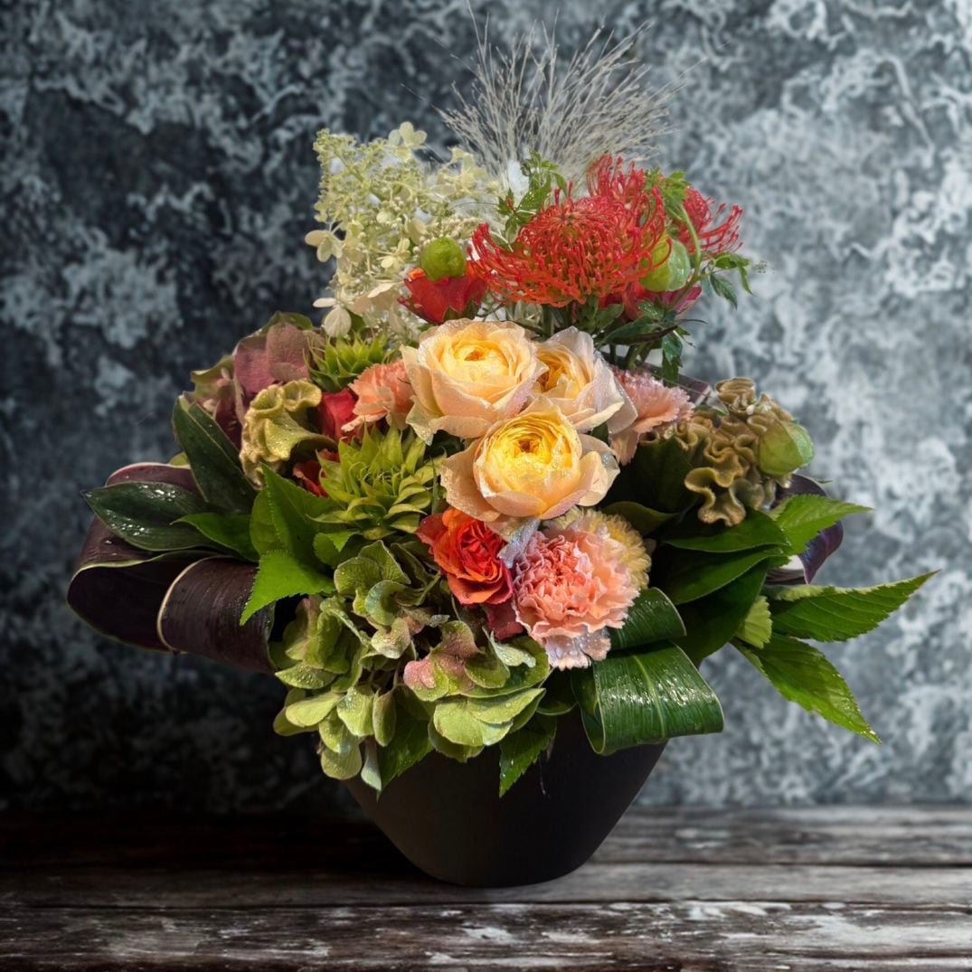 冬のクラシックアレンジメント