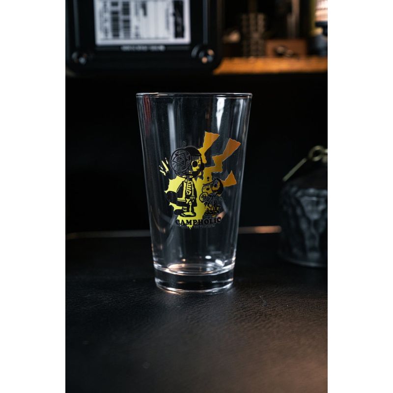 pint glass HOLINUTS skul