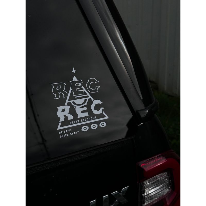REC cutting sticker