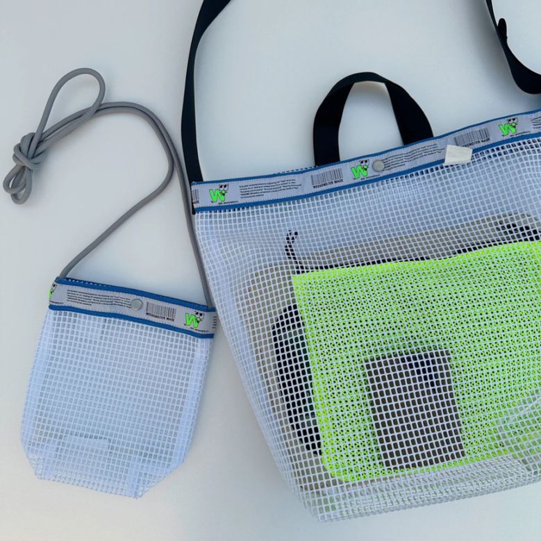 LARGE MESH MINI SHOULDER / TOTE BAG